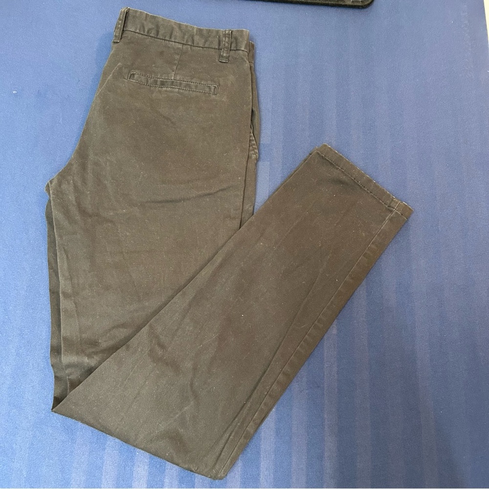 Primark Men's Stretch Slim Black Pants Size W 32 in L 34 in